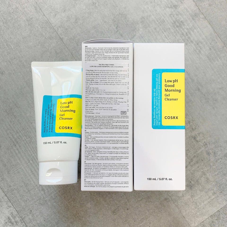 SỮA RỬA MẶT COSRX 150ML MẪU MỚI-duoc-ban-tai-Hoàng Lan - Mỹ Phẩm Chính Hãng