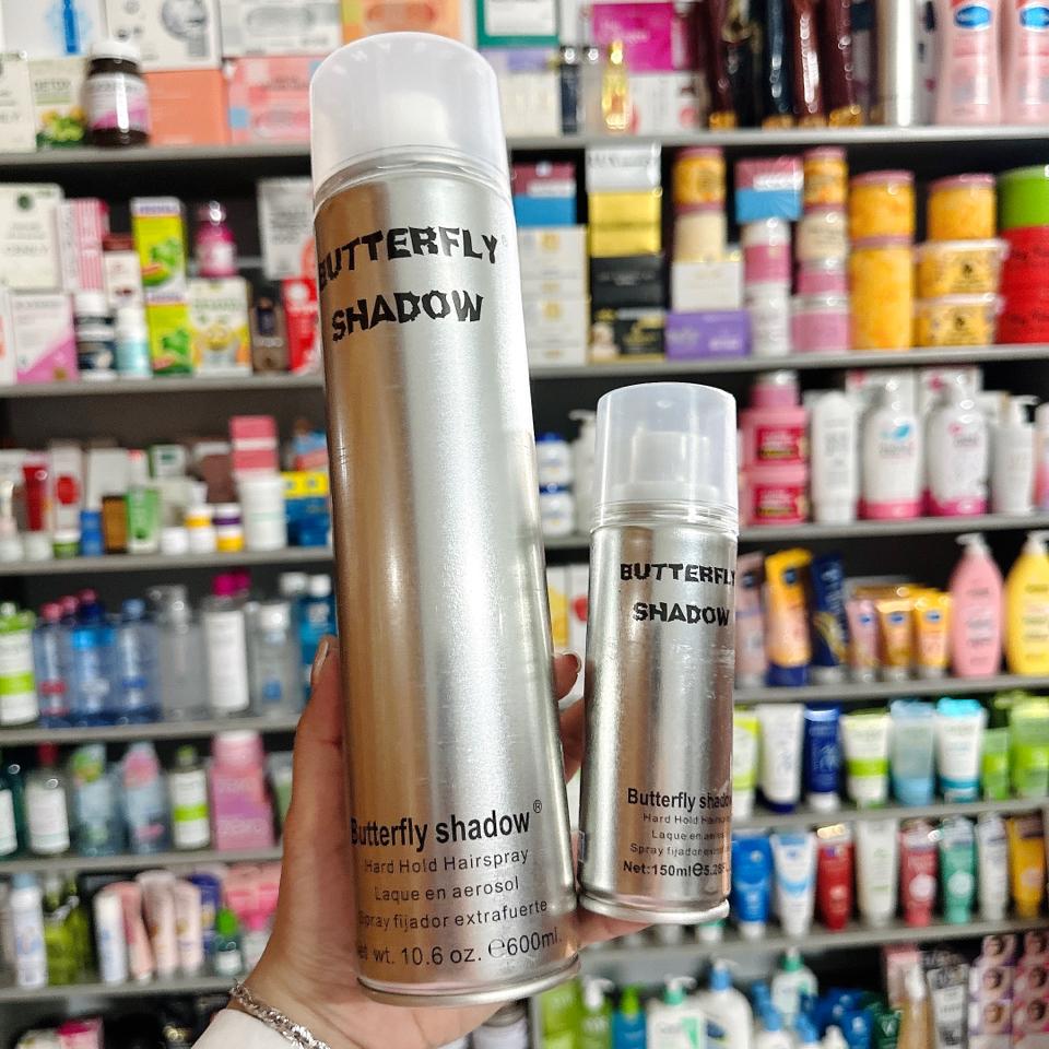 [Keo Cứng Lớn] Keo Bạc Xịt Tóc Butterfly 600ml-duoc-ban-tai-Hoàng Lan - Mỹ Phẩm Chính Hãng