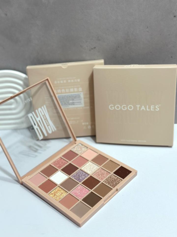 Phấn Mắt GOGO Tales 25 ô 201 - Tone Hồng-duoc-ban-tai-Hoàng Lan - Mỹ Phẩm Chính Hãng
