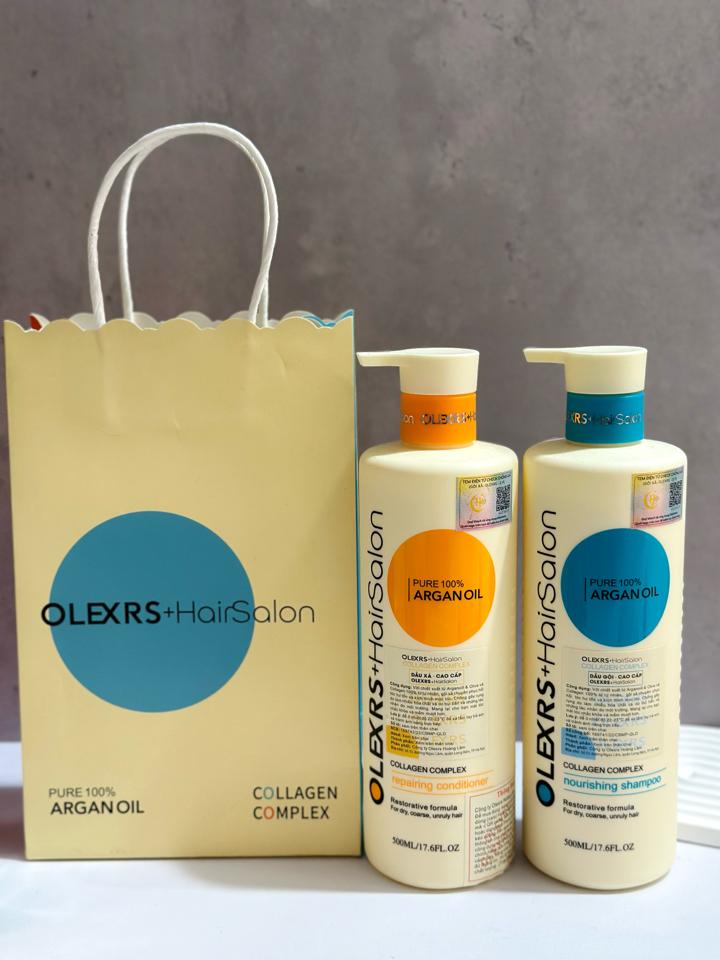Cặp Gội Xả Olexrs 500ml -duoc-ban-tai-Hoàng Lan - Mỹ Phẩm Chính Hãng