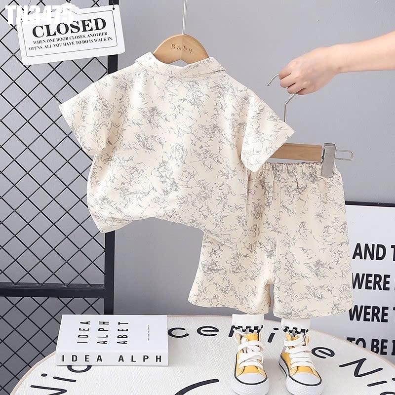 TN3475 - Set Áo Quần Hoa Văn Podest Cho Bé Trai-duoc-ban-tai-Nhập Khẩu Chính Hãng