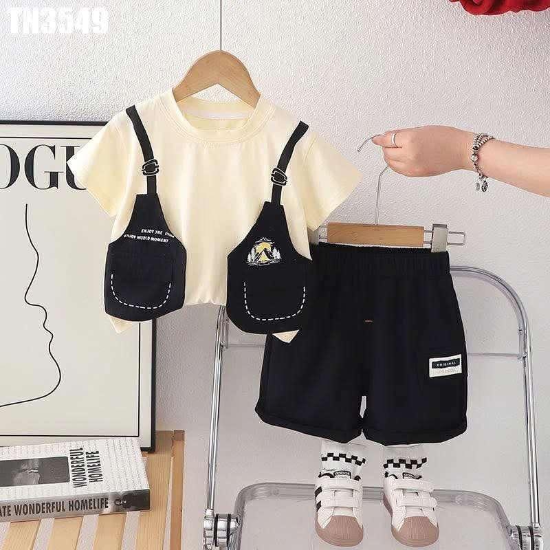 TN3549 - Set Áo Giả Gile Kèm Quần Bé Trai-duoc-ban-tai-Nhập Khẩu Chính Hãng