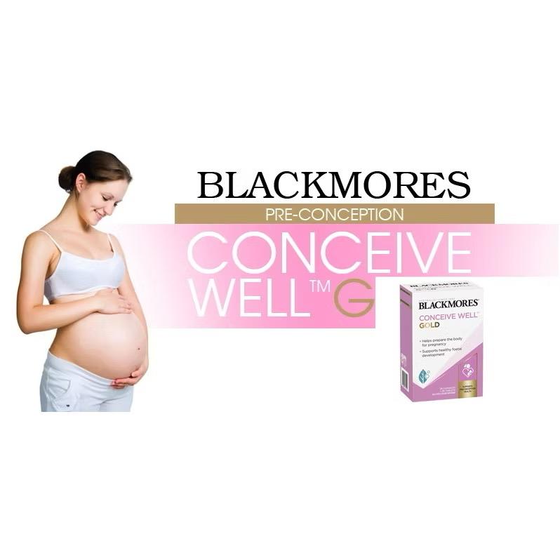 Blackmore bổ trứng hộp 56 viên, tăng khả năng thụ thai - Blackmores Conceive Well Gold-duoc-ban-tai-Nhập Khẩu Chính Hãng