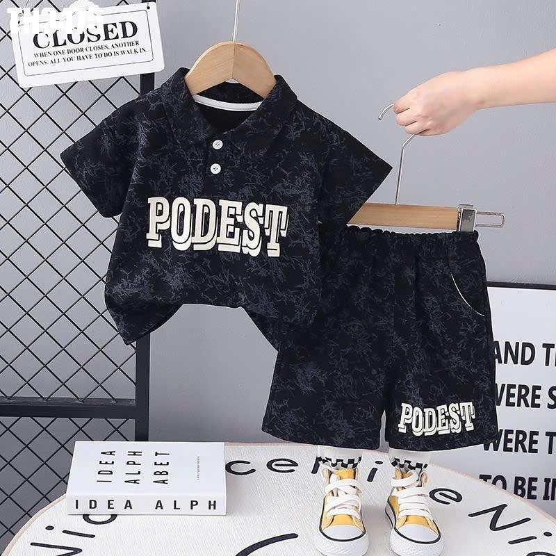 TN3475 - Set Áo Quần Hoa Văn Podest Cho Bé Trai-duoc-ban-tai-Nhập Khẩu Chính Hãng