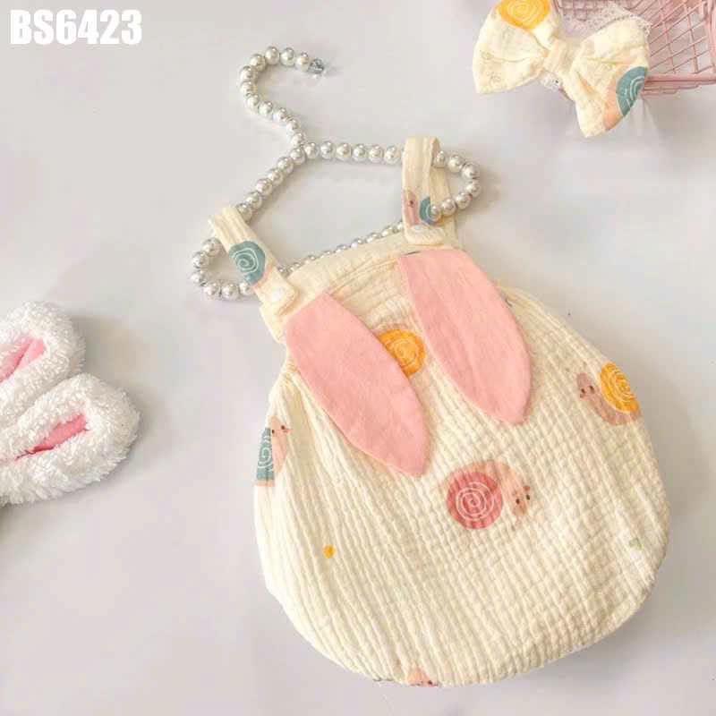 BS6423 - Set Body Musline Tai Thú Cho Bé Sơ Sinh-duoc-ban-tai-Nhập Khẩu Chính Hãng