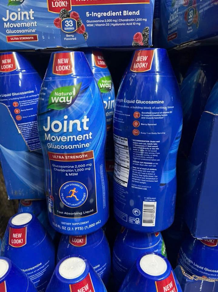 GLUCOSAMINE JOINT MOVEMENT DẠNG NƯỚC BỔ XƯƠNG KHỚP CỰC KỲ HIỆU QUẢ CỦA MỸ CHAI 1L -duoc-ban-tai-Nhập Khẩu Chính Hãng