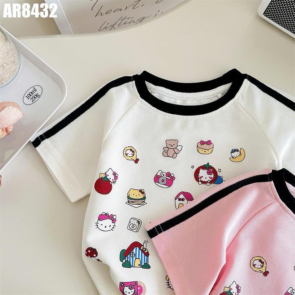 AR8432 - Áo kitty viền đen-duoc-ban-tai-Nhập Khẩu Chính Hãng