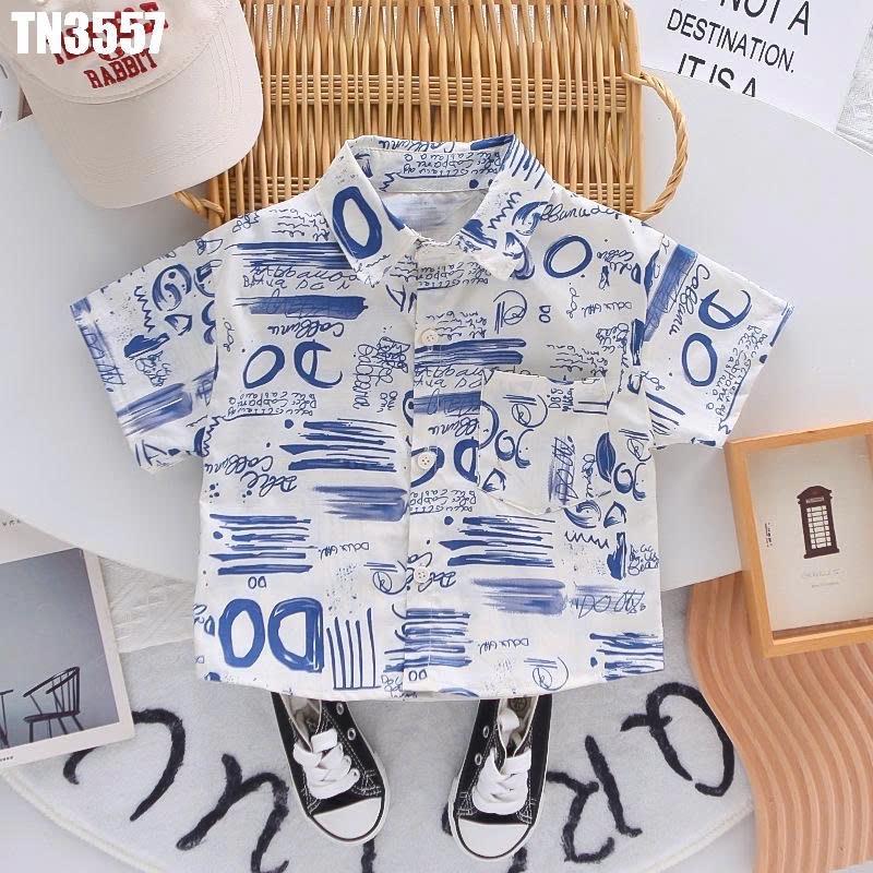 TN3557 - Set Áo Nhiều Chữ Quần Denim-duoc-ban-tai-Nhập Khẩu Chính Hãng