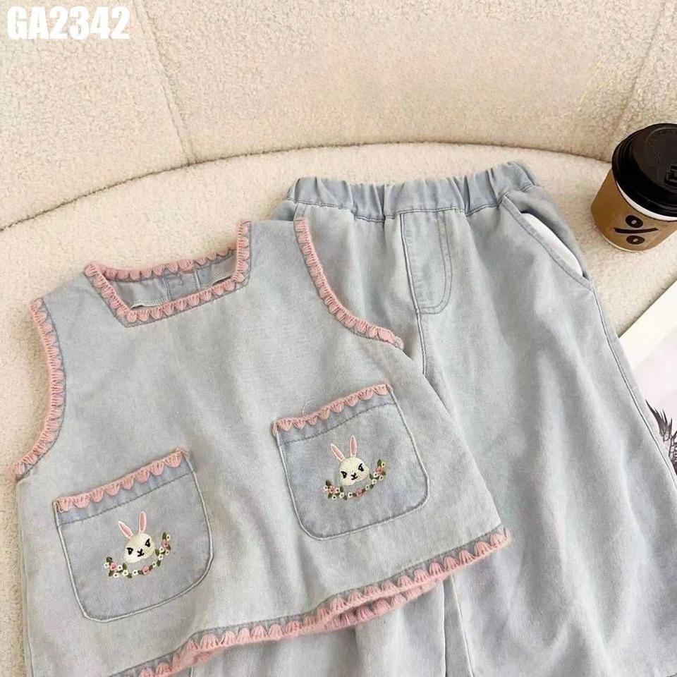 GA2342 - Set Áo 2 Túi Thỏ Kèm Quần-duoc-ban-tai-Nhập Khẩu Chính Hãng