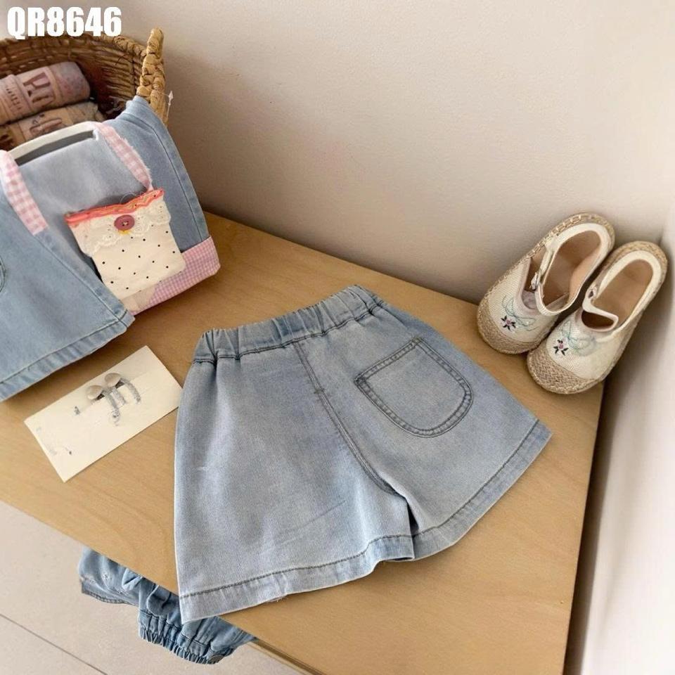QR8646 - Quần Giá Váy Denim Cho Bé Gái-duoc-ban-tai-Nhập Khẩu Chính Hãng