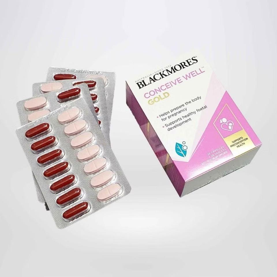 Blackmore bổ trứng hộp 56 viên, tăng khả năng thụ thai - Blackmores Conceive Well Gold-duoc-ban-tai-Nhập Khẩu Chính Hãng
