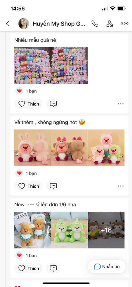 Gấu bông loopy xịn-duoc-ban-tai-Gấu Trúc’s House