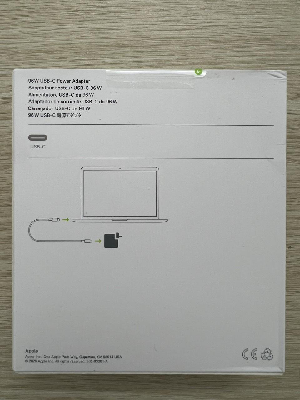 SẠC MACBOOK 96W USB-C NEW ORIGINAL-duoc-ban-tai-TRUNG TÂM SỬA CHỮA LAPTOP TRUNG KIÊN