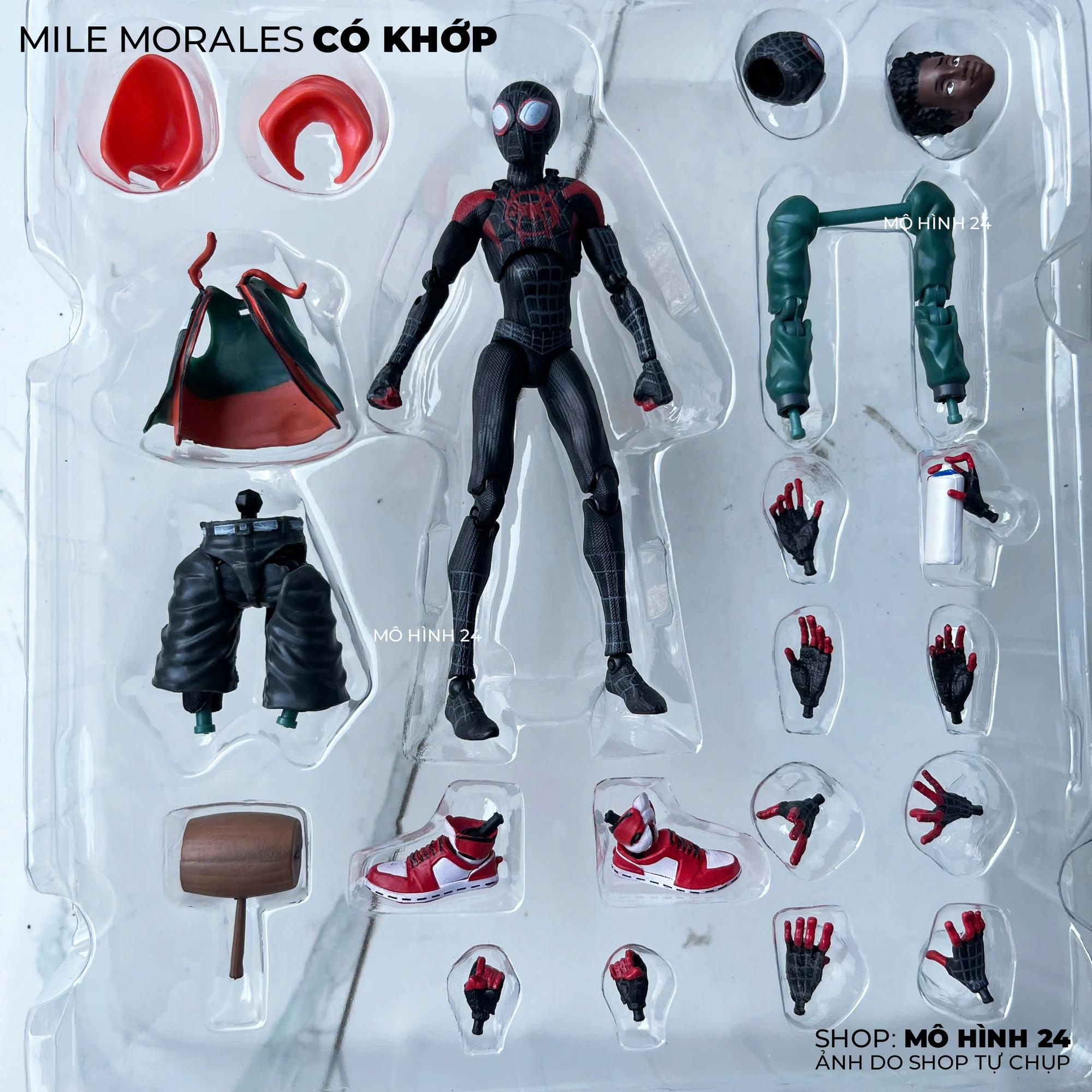 NGƯỜI NHỆN SPIDER MAN MILE MORALES CÓ KHỚP-duoc-ban-tai-Mô hình 24