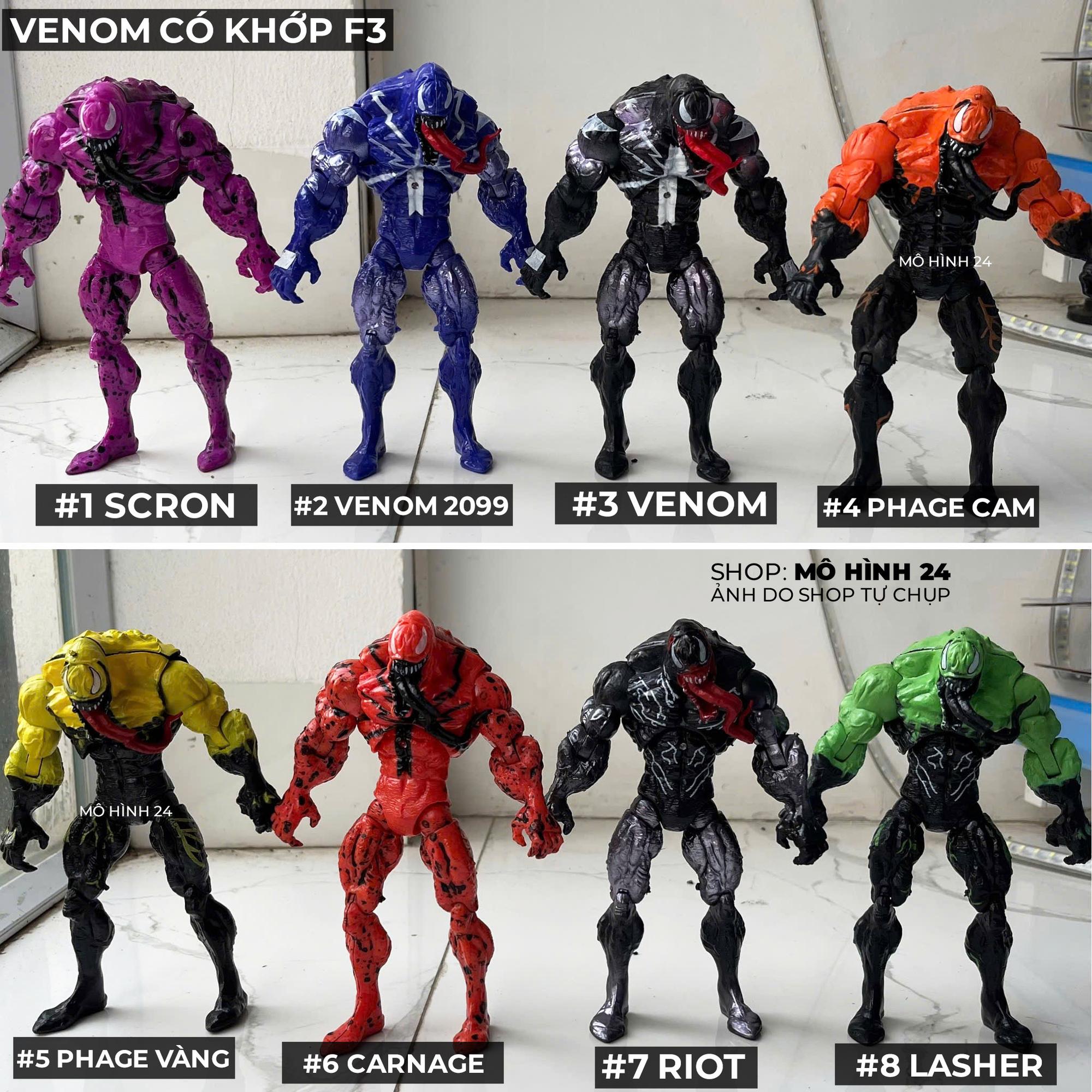 Mô Hình Venom Có Khớp F3 (SET 8 CON)-duoc-ban-tai-Mô hình 24