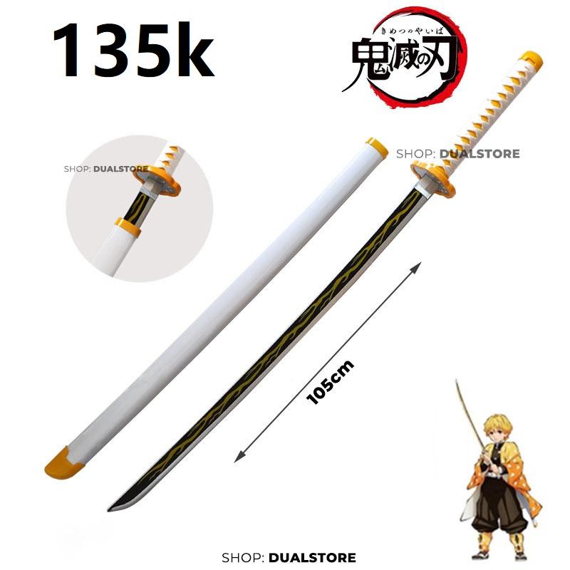 Mô hình kiếm gỗ tỉ lệ 1:1 - ZENITSU GỖ 105CM-duoc-ban-tai-Mô hình 24