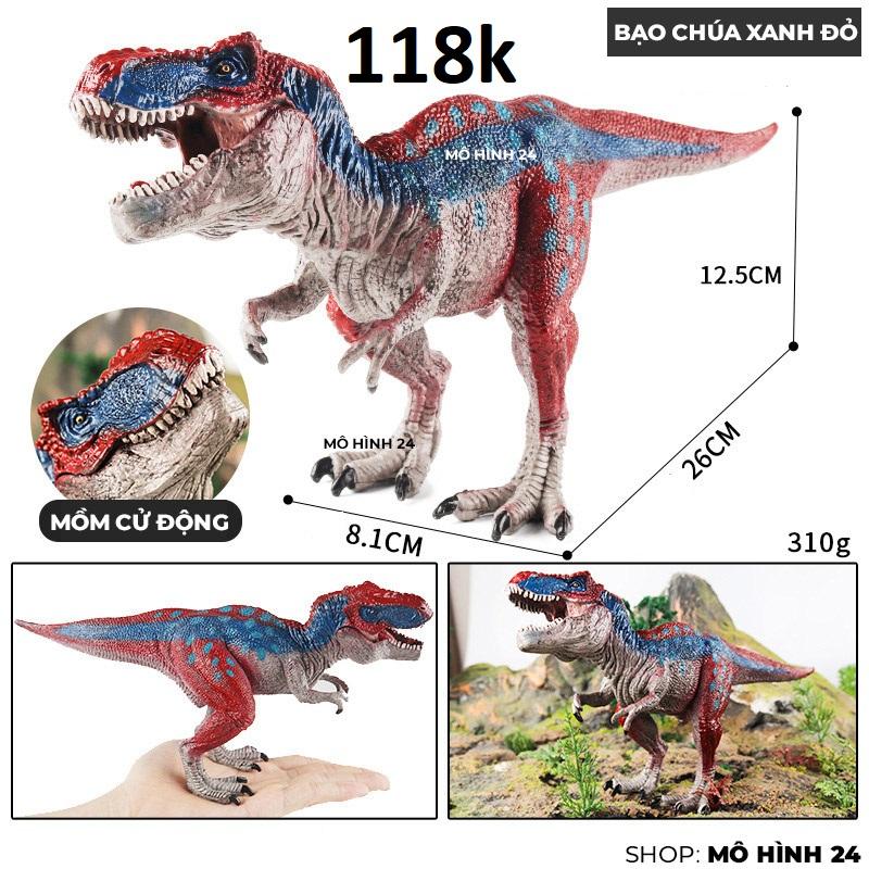 KHỦNG LONG BẠO CHÚA XANH ĐỎ DÀI 26CM-duoc-ban-tai-Mô hình 24