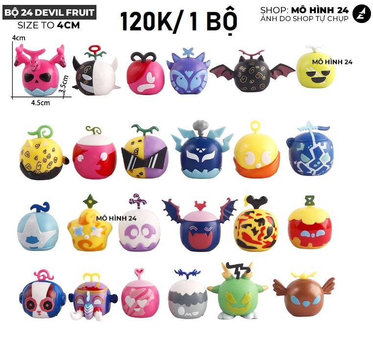 BỘ 24 TRÁI ÁC QUỶ DEVIL FRUITS 4CM-duoc-ban-tai-Mô hình 24