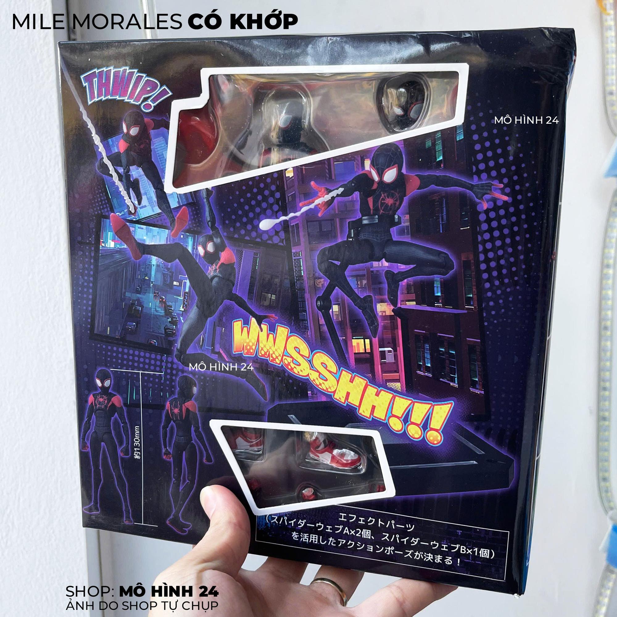 NGƯỜI NHỆN SPIDER MAN MILE MORALES CÓ KHỚP-duoc-ban-tai-Mô hình 24