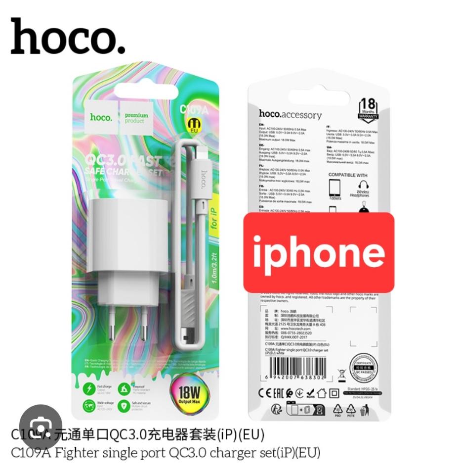 C109 IP bộ sạc nhanh 18w-duoc-ban-tai-Tùng Phụ Kiện Hoco
