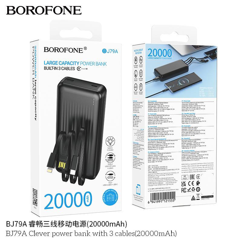 Bj 79A sạc dự phòng 20k liền dây-duoc-ban-tai-Tùng Phụ Kiện Hoco