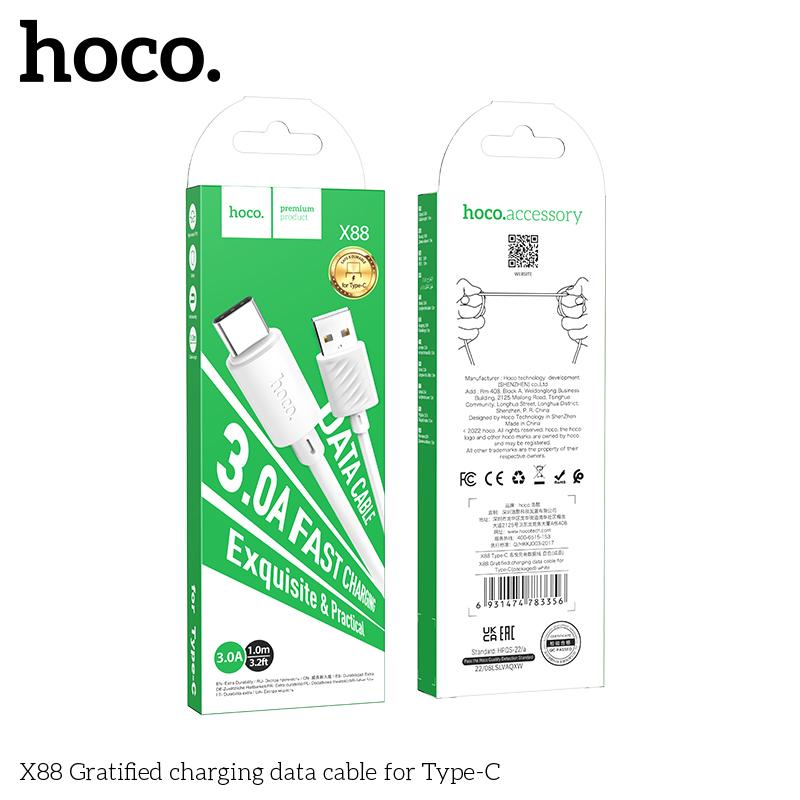 X88 typeC  dây cáp sạc hoco-duoc-ban-tai-Tùng Phụ Kiện Hoco