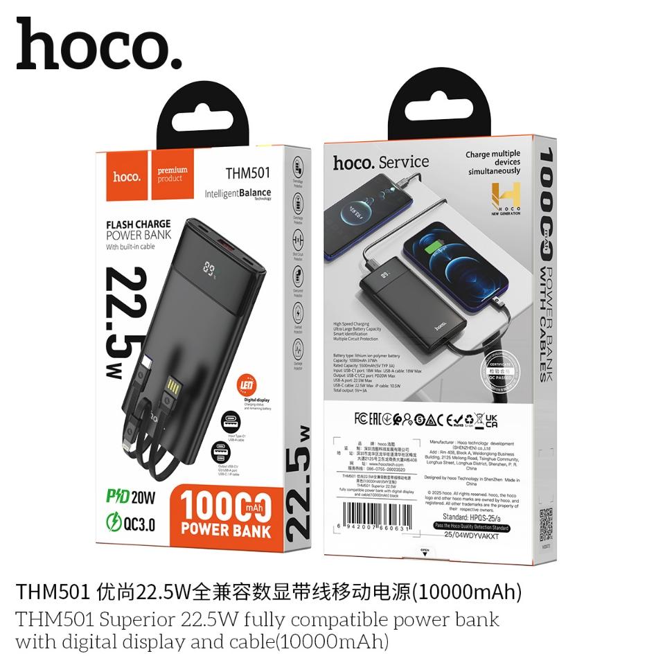 TH 501 SDP 10k liền dây hoco-duoc-ban-tai-Tùng Phụ Kiện Hoco