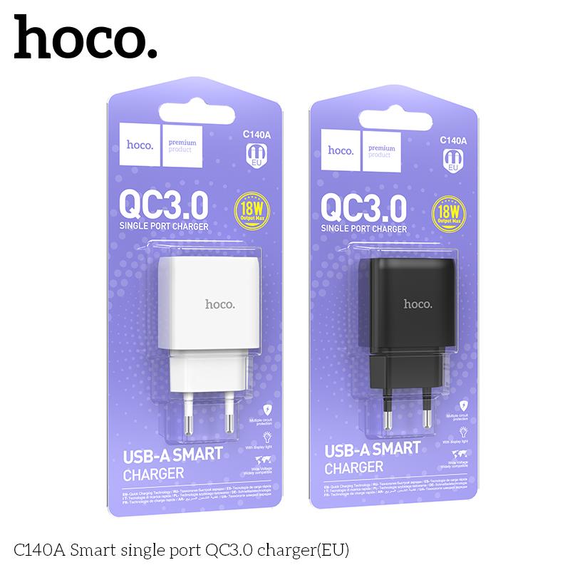C140a củ sạc nhanh 18w báo đèn-duoc-ban-tai-Tùng Phụ Kiện Hoco