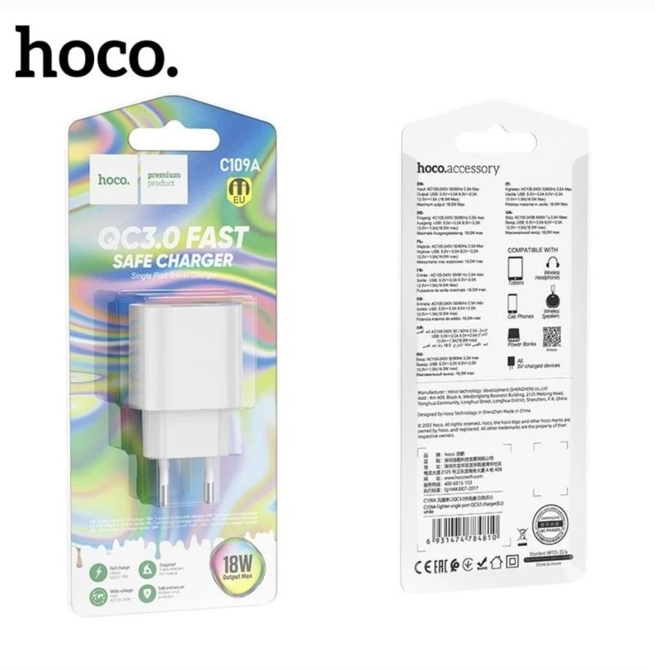 C109 - củ sạc nhanh 18w-duoc-ban-tai-Tùng Phụ Kiện Hoco