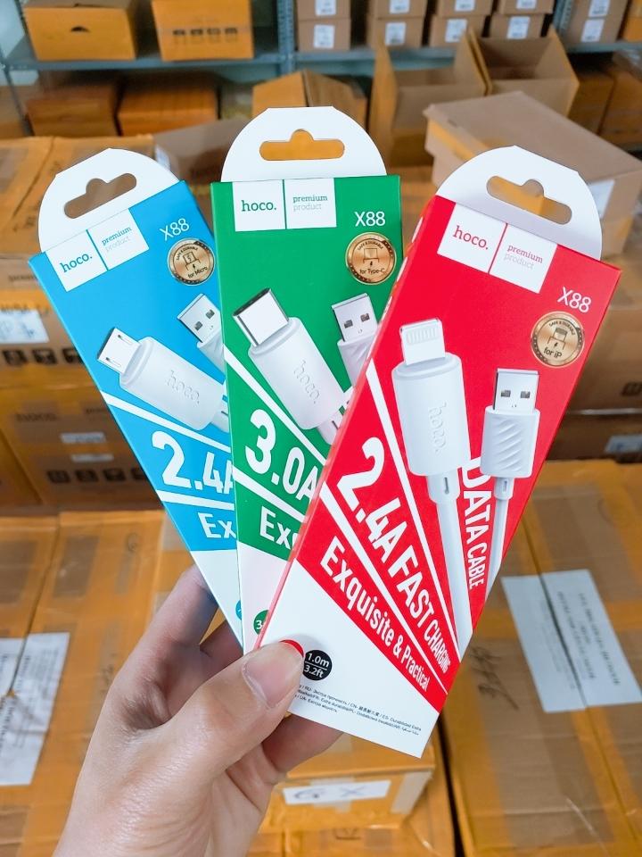 X88  IP dây  cáp sạc hoco-duoc-ban-tai-Tùng Phụ Kiện Hoco