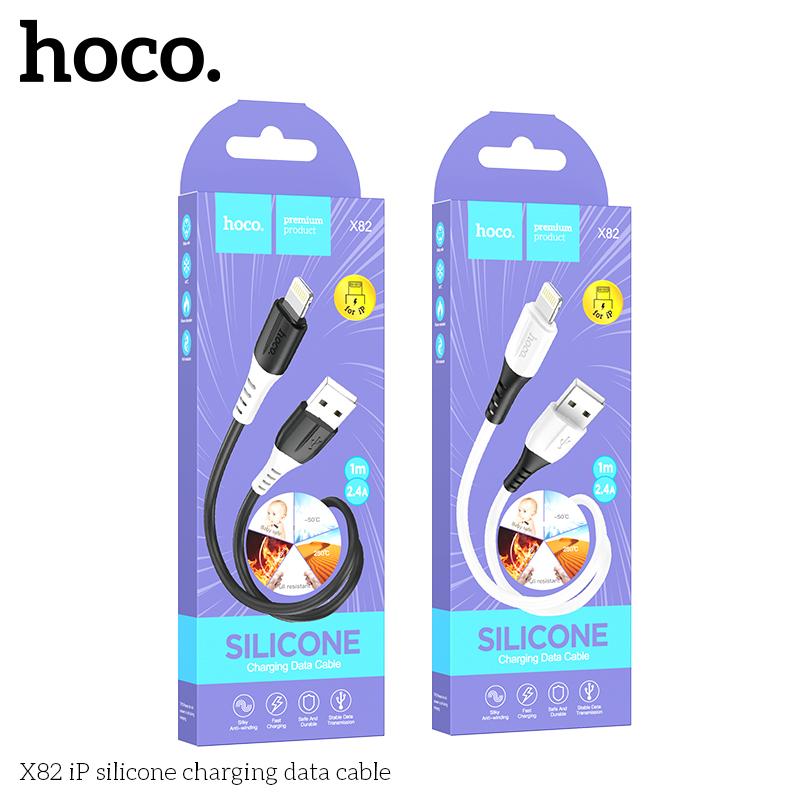 X82 ip dây cáp sạc silicone-duoc-ban-tai-Tùng Phụ Kiện Hoco