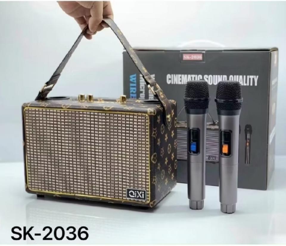 Loa Qixi  2036 kèm 2 mic.  A-duoc-ban-tai-Tùng Phụ Kiện Hoco