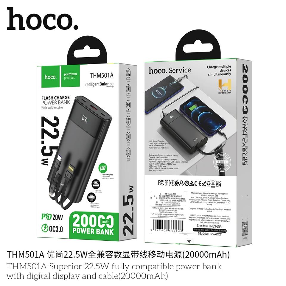TH 501A SDP 20k liền dây hoco-duoc-ban-tai-Tùng Phụ Kiện Hoco
