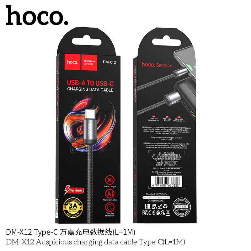 X12 typeC dây cáp sạc 3A-duoc-ban-tai-Tùng Phụ Kiện Hoco