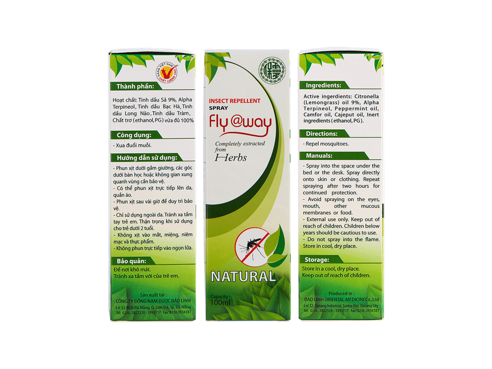 Xịt muỗi fly @way 100ml-duoc-ban-tai-Dược sỉ hapulico hà nội
