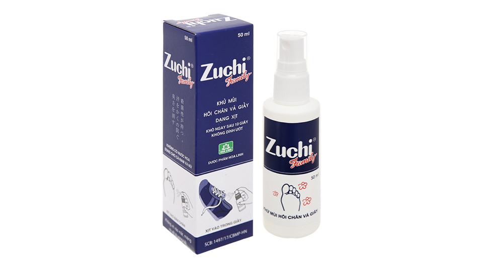 Zuchi Family Xịt Giầy Lọ X 50Ml Hoa Linh-duoc-ban-tai-Dược sỉ hapulico hà nội