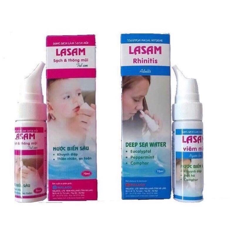 Xịt Mũi Lasam Halaco xanh-duoc-ban-tai-Dược sỉ hapulico hà nội