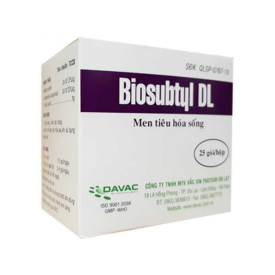 Biosubtyl Dl hộp 25 gói-duoc-ban-tai-Thuốc sỉ hapulico hà nội