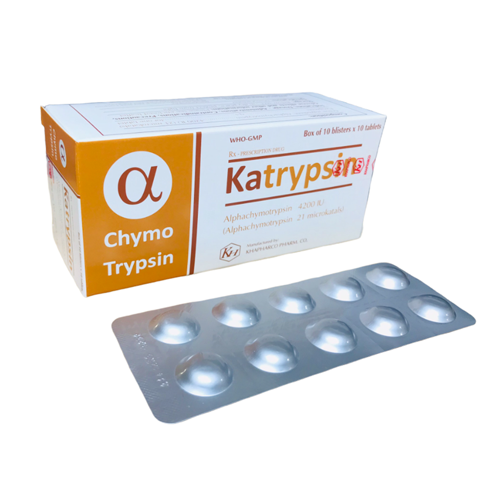 Katrypsin 4200 hộp 10 vỉ x 10 viên vỉ nhôm-duoc-ban-tai-Thuốc sỉ hapulico hà nội