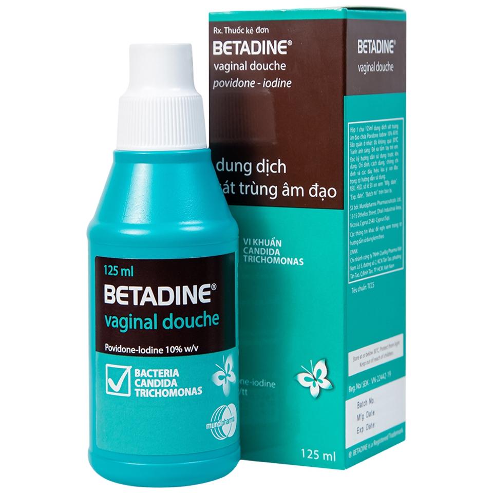 Betadin phụ khoa chai 125ml-duoc-ban-tai-Dược sỉ hapulico hà nội