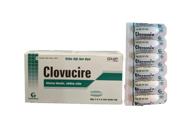 Viên đặt clovucire hộp 10 viên-duoc-ban-tai-Thuốc sỉ hapulico hà nội