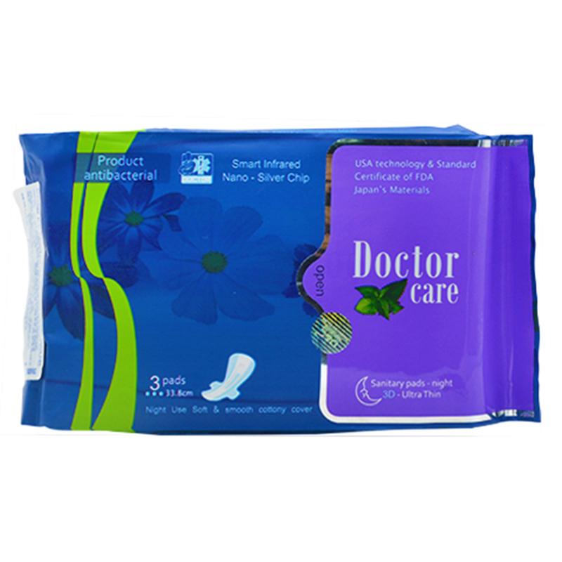 Băng vệ sinh doctor care ban đêm gói 3 miếng-duoc-ban-tai-Dược sỉ hapulico hà nội