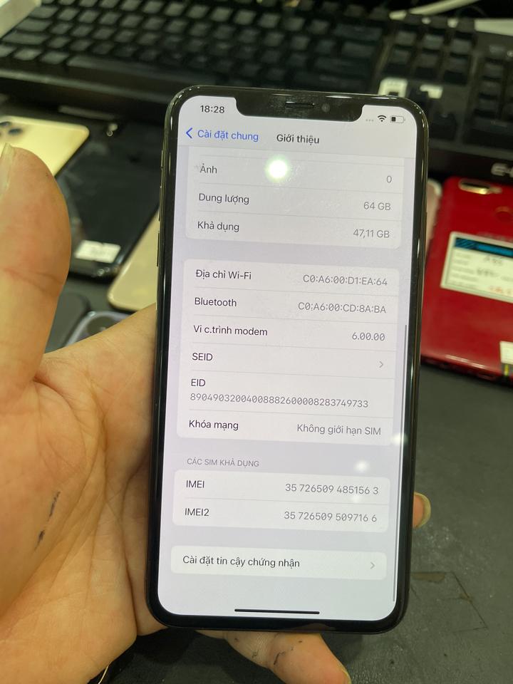 iphone xsm 64G pin 100% màn gx đen 851563-duoc-ban-tai-Huấn ĐT - thodienthoai.vn