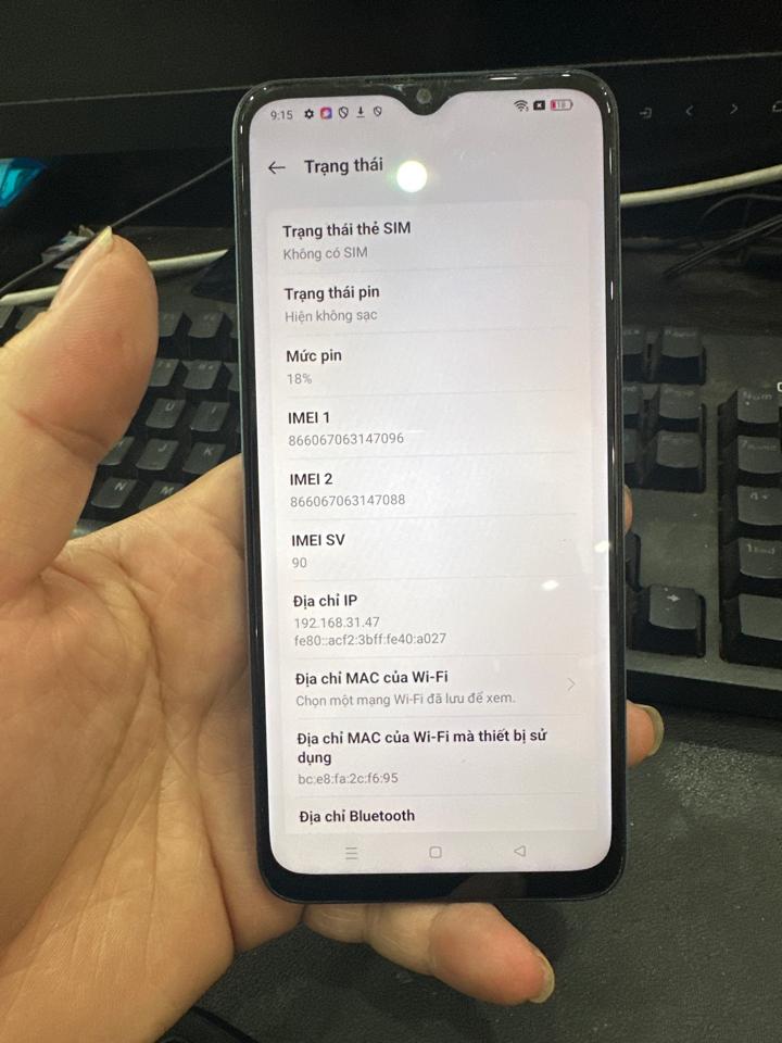 Oppo A18 4/64G xanh 096-duoc-ban-tai-Huấn Hải Hậu - thodienthoai.vn