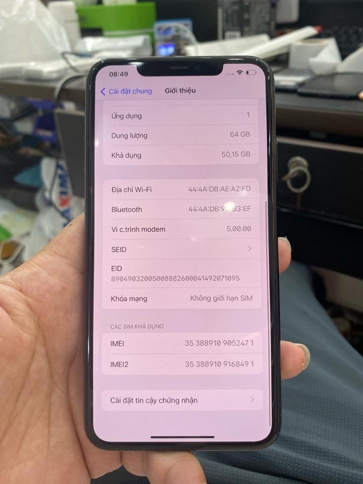 iphone 11 Prm 64G pin 87% 471-duoc-ban-tai-Huấn Hải Hậu - thodienthoai.vn