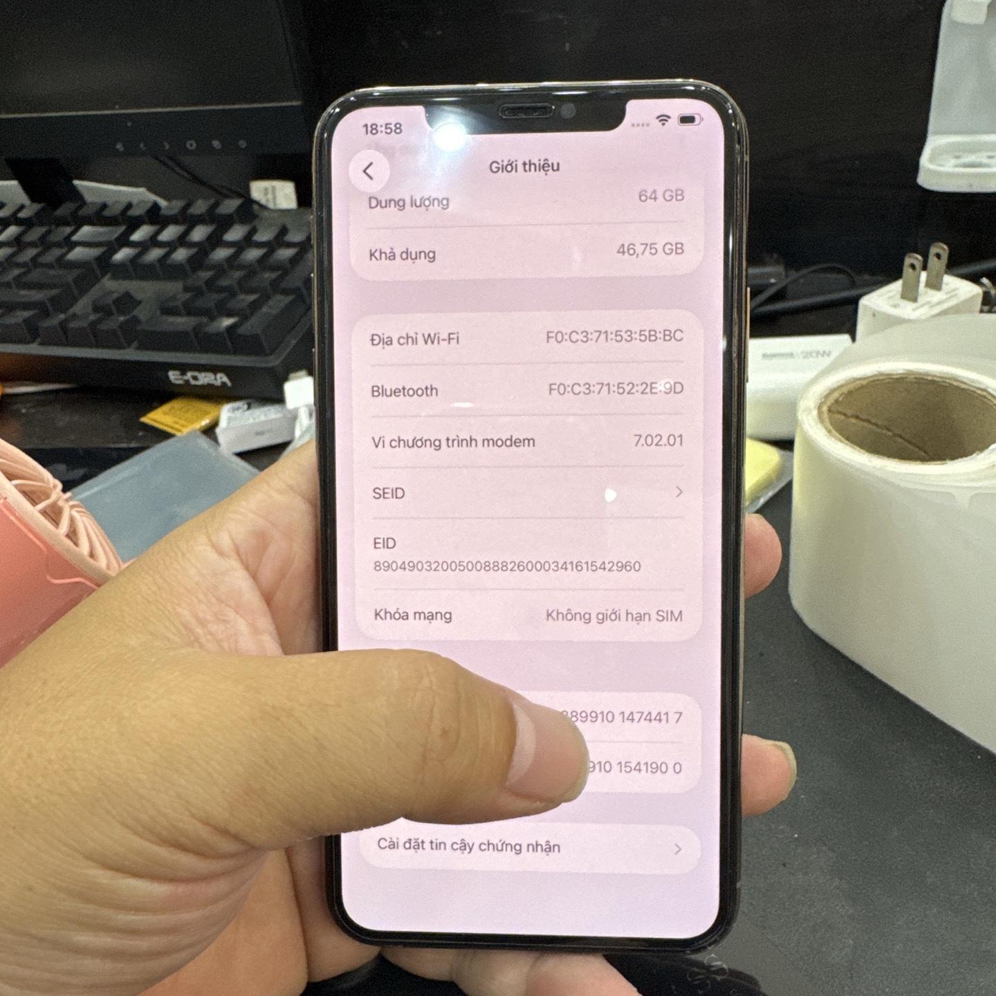 iPhone 11 ProMax 64G pin 100% thay màn zin vàng 474417-duoc-ban-tai-HuấnĐT.VN - Mua Bán Sửa Chữa Điện Thoại tại Hải Hậu