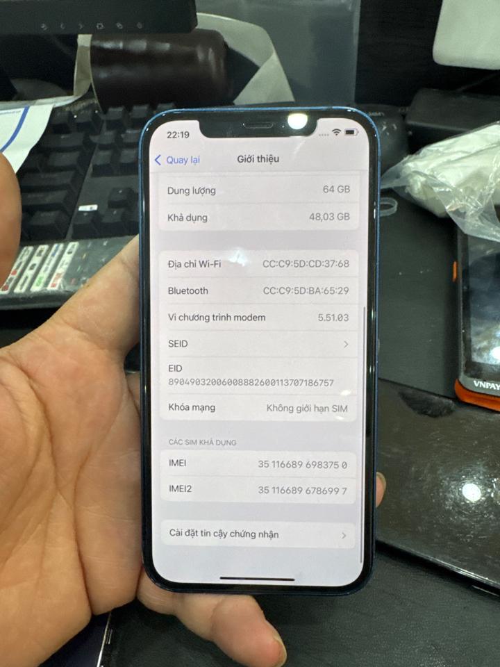 iPhone 12 64G pin 100% chưa fix xanh 983750-duoc-ban-tai-HuấnĐT.VN - Mua Bán Sửa Chữa Điện Thoại tại Hải Hậu