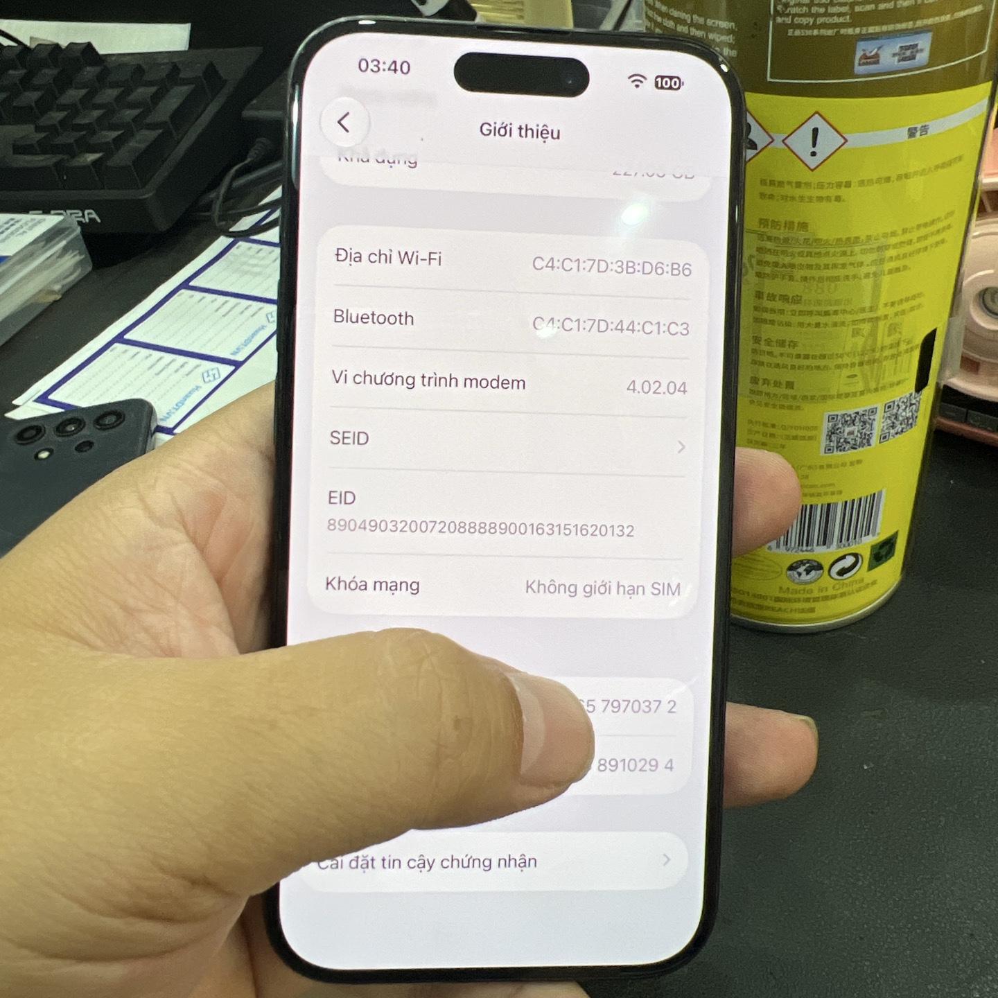 iPhone 15 Pro 256G pin 85% xanh 970372-duoc-ban-tai-HuấnĐT.VN - Mua Bán Sửa Chữa Điện Thoại tại Hải Hậu