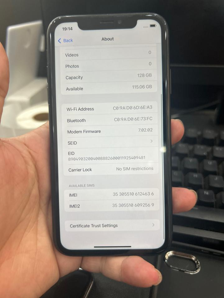 iphone Xr 128G 100% đen 636-duoc-ban-tai-Huấn Hải Hậu - thodienthoai.vn