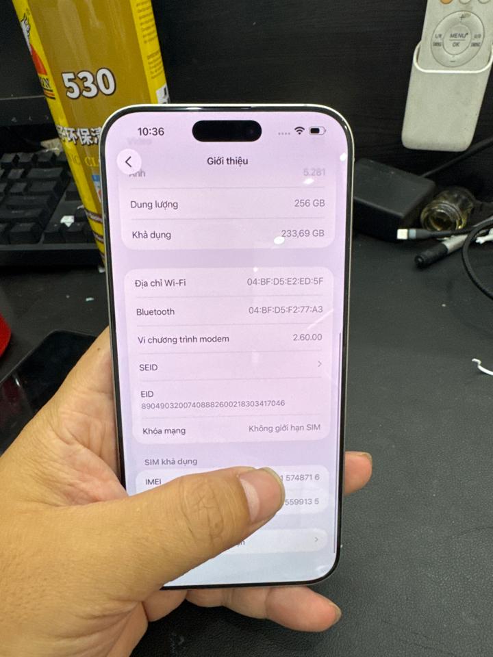 iPhone 16 ProMax VN/A 256G pin 95% bảo hành 28/08/26 trắng 748716-duoc-ban-tai-HuấnĐT.VN - Mua Bán Sửa Chữa Điện Thoại tại Hải Hậu